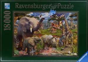 Ravensburger 18000 Teile Puzzle | An der Wasserstelle