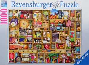 Ravensburger 1000 Teile Puzzle | Colin Thompson: Kurioses Küchenregal