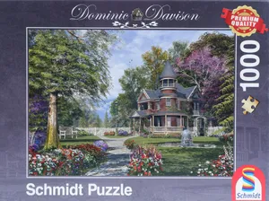 Schmidt 1000 Teile Puzzle | Dominic Davison: Herrenhaus mit Türmchen