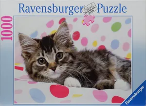 Ravensburger 1000 Teile Puzzle | Aufgewecktes Kätzchen