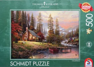 Schmidt 500 Teile Puzze | Thomas Kinkade Studios: Haus in den Bergen