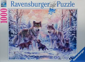 Ravensburger 1000 Teile Puzzle | Arktische Wölfe