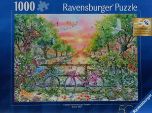 Ravensburger 1000 Teile Puzzle | Dreamy bikes in Amsterdam