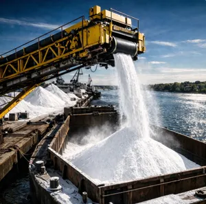 White Sand Loaded at Port