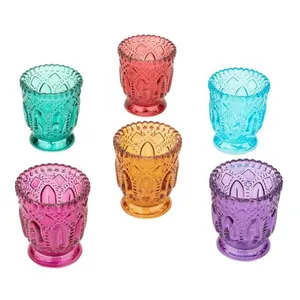 Jewel Toned Votive Candle Holder