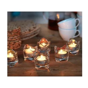 Clear Tealight Candle Holder