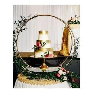 Gold Circle Cake Stand