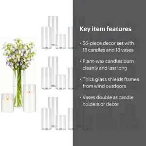 Decorative Piece Hurricane Vase