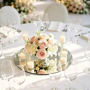 Decor Round Table Mirror