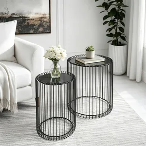 Coffee Table Lounge Wire Metal