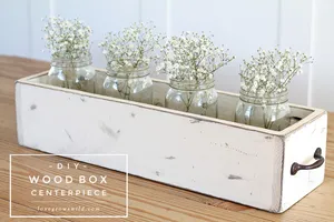 Centrepiece Traditional Wooden Boxes