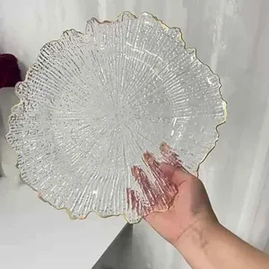 Underplate Glass Goldrim Lace