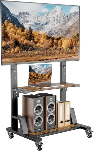 TV Stand | 32" - 75" Adjustable w/ Wheels rental