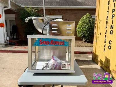Snow Cone Machine Rentals Houston - Concession Machine Rentals from Dino Jump USA Humble Tx