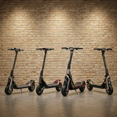 Multiple Segway electric scooters offered through MyPEV Rentals in Jacksonville, FL