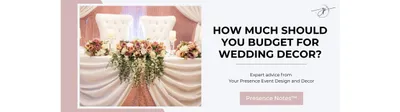 Elegant wedding reception décor illustrating wedding budget planning with candles, florals, and premium table styling.