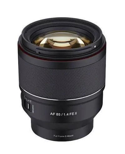 Samyang AF 85 / 1.4 FE II camera lens rental Dallas TX