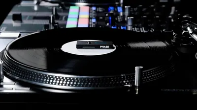 Phase DJ Essential wireless controller remotes on turntables