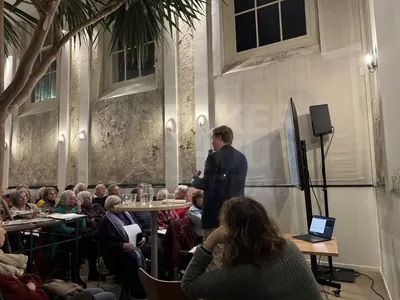draadloze microfoon bijeenkomst Amsterdam