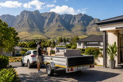 Utility trailer for hire in the Helderberg, serving Strand, Somerset West and Gordon's Bay.