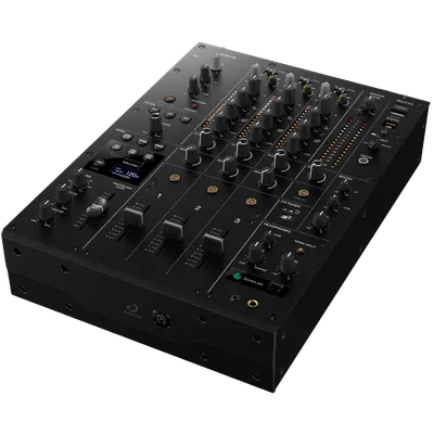 AlphaTheta DJM-V5 professional 3-channel DJ mixer with 4-band EQ and long-throw channel faders