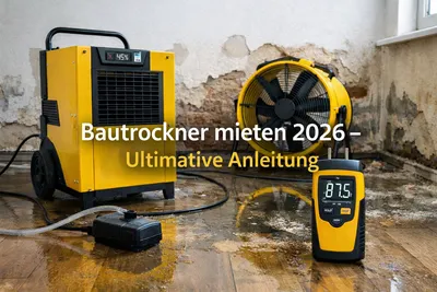 Bautrockner mieten bei Wasserschaden 