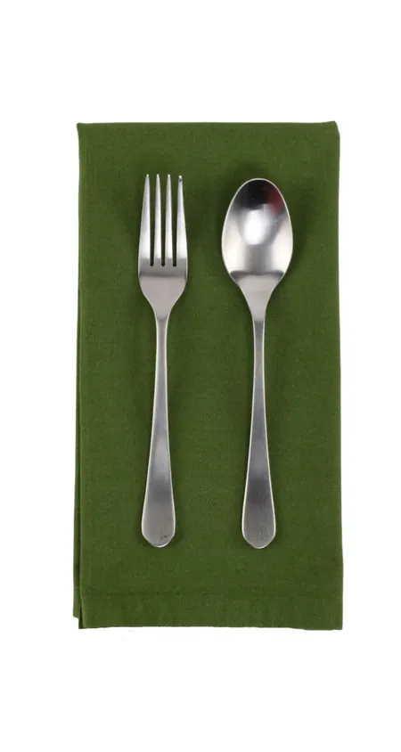 Table Linens - Green Napkins
