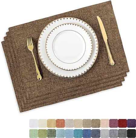 Table Linens - Brown Placemats