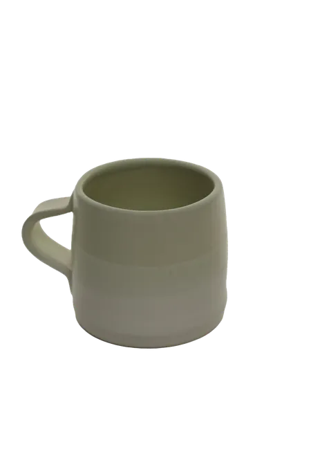 White & Beige Coffee Mugs