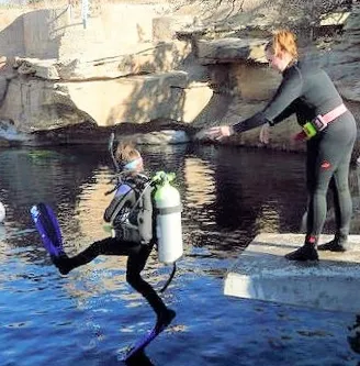 PACKAGE: CERTIFICATION DIVES GEAR FOR CHILDREN - BLUE HOLE