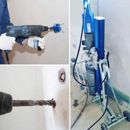 Bohrmaschinen + Bohrhämmer