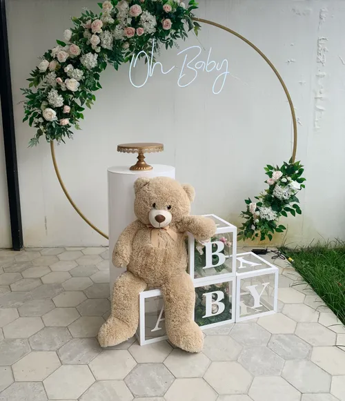 Decoracion para baby shower, te de canastilla en Costa Rica