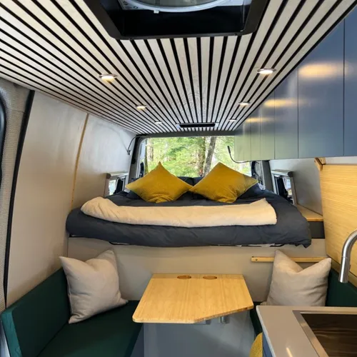 Luxury Interior of the Mercedes sprinter van