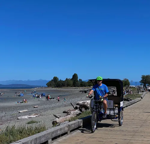 Parksville boardwalk Pedicab Rides