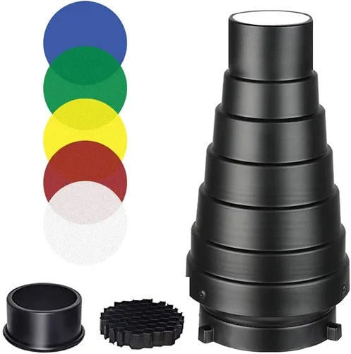 Modificador de luz Snoot Grid Bowens