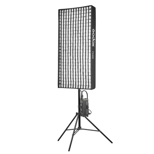 Kit Panel Led Flexible Godox F400Bi Bicolor con c-stand, extención y sandbag