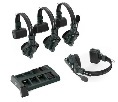 Kit 4 Intercomunicador Hollyland Solidcom C1.