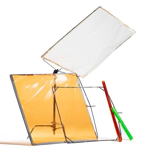 Kit Bandera 4x4 + Stand ( Negativo, difusor o filtro)