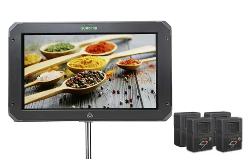 Monitor Atomos Sumo 19M + C-stand + 4 Baterías V mount.