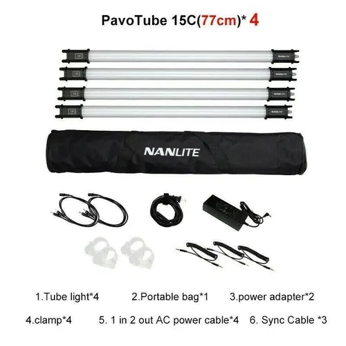 Nanlite Pavotube 15C Kit van 3