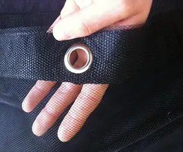 Black single 2x2 mtr.