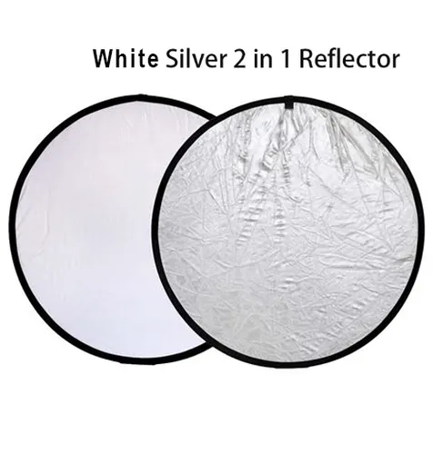 Reflectiescherm Wit/Zilver