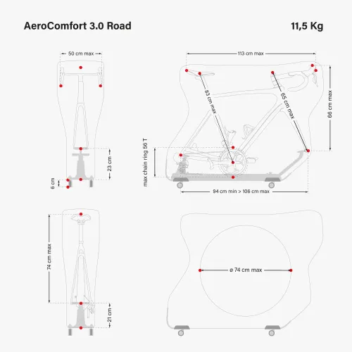 Scicon Aerocomfort 3.0 Road TSA