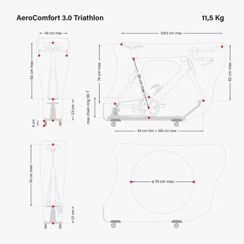 Scicon Aerocomfort 3.0 Triathlon