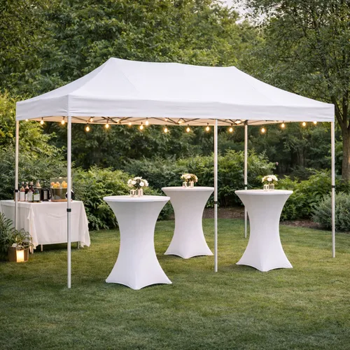 Tonnelle 3X4.5 BLANC