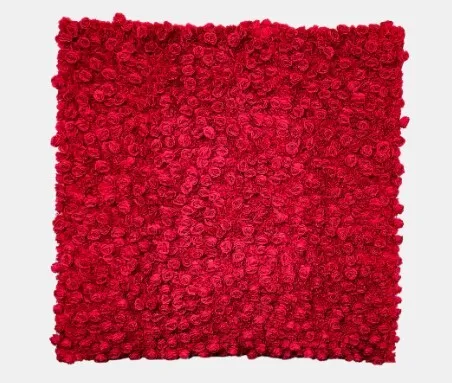 Red Rose Flower Wall