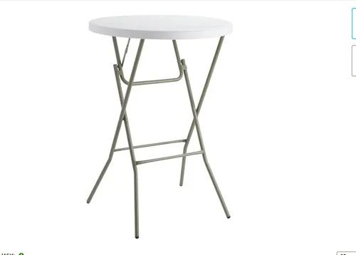Round Bar Height Cocktail Table