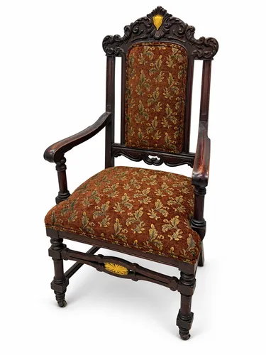 Vintage Carved Wooden Chair