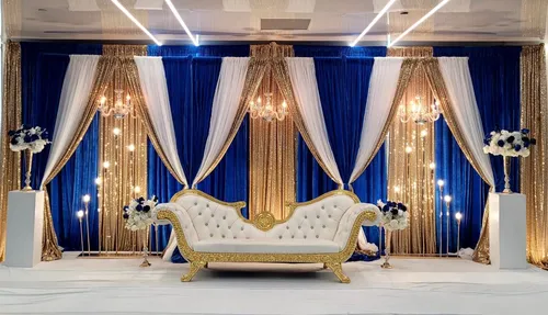 Layered Drape Backdrop Stage Decor