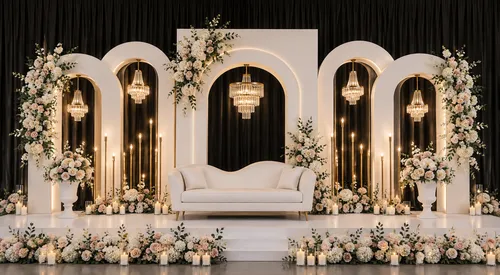 Grand Five-Arch Backdrop
